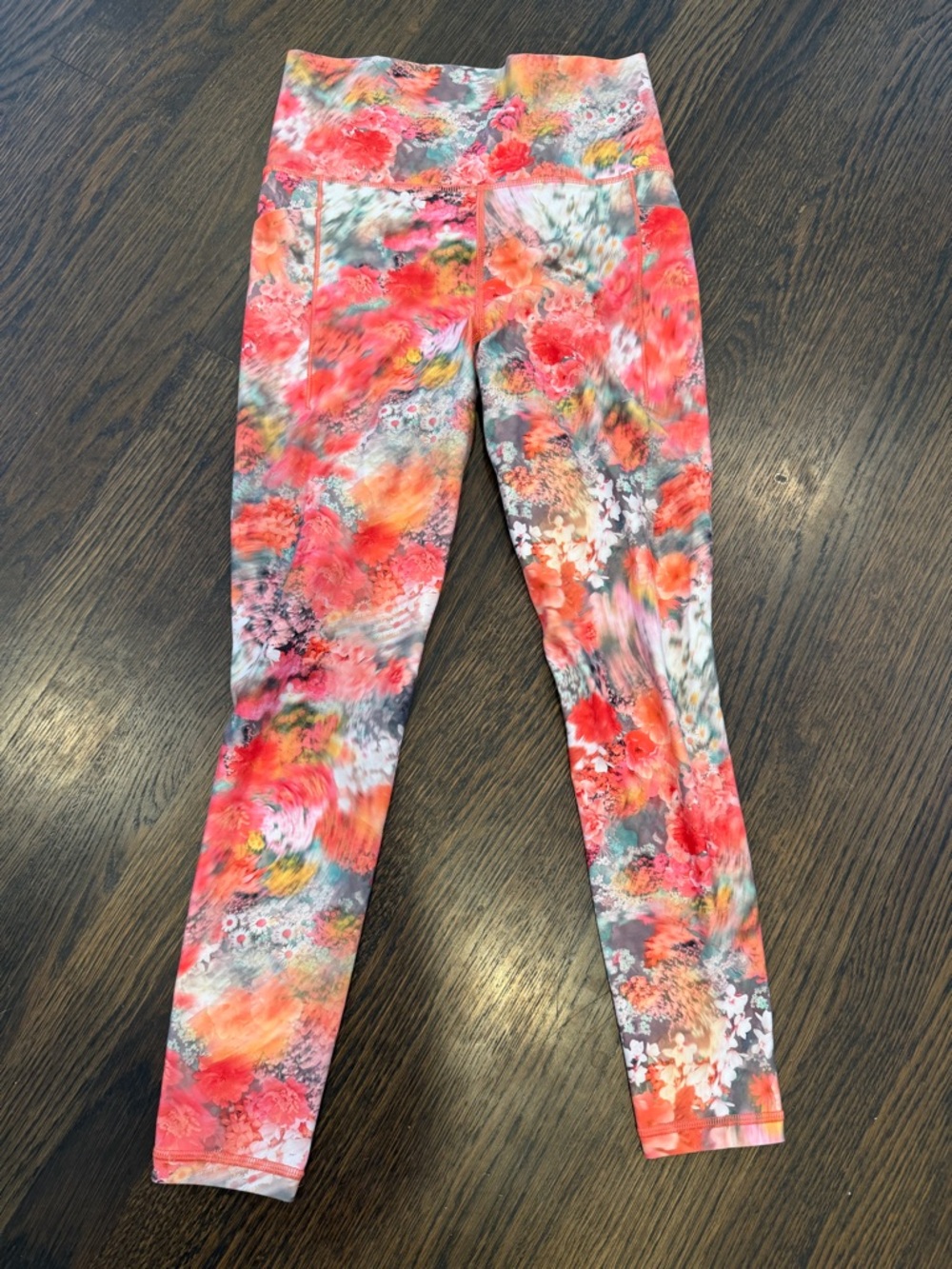 Athleta Floral Multicolor High-Rise Leggings